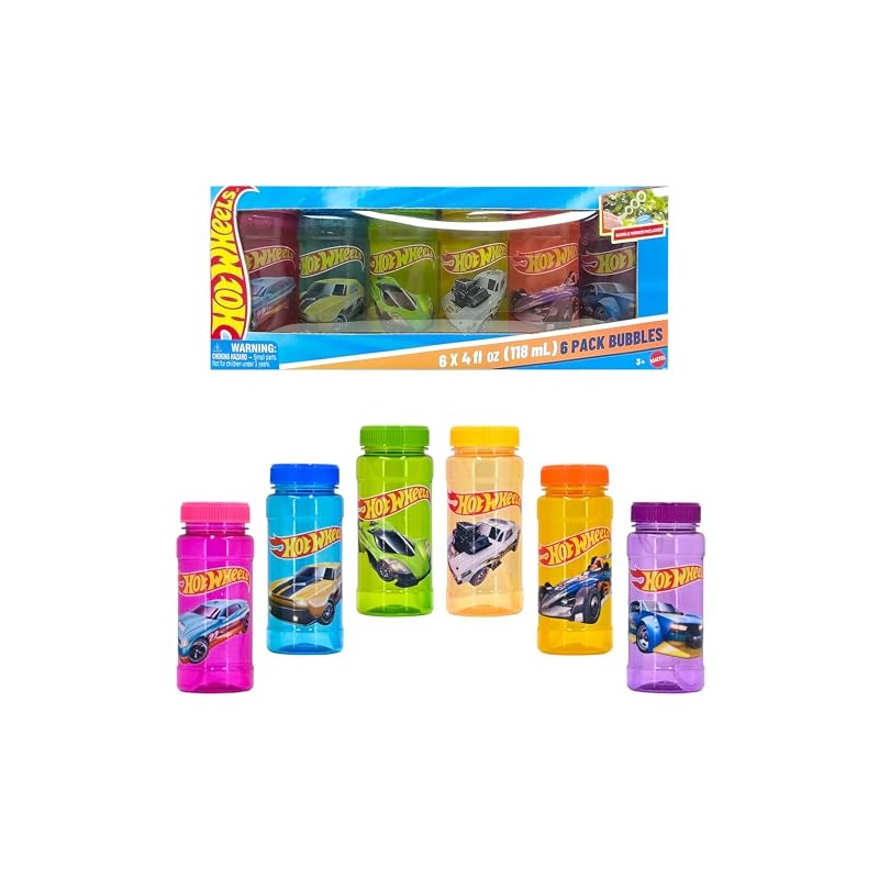 Hot Wheels™ 6 Pack Bubble Solution Set