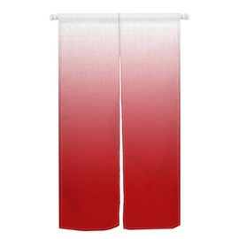 Pnylzzyxh Ombre Red Noren Doorway Curtain Door Tapestry Kitchen Bathroom Japanese Gradient Red Polyester Home Decoration Japan Gradient Color Privacy Shops Doorway Curtain 33.5 x 47.3 in