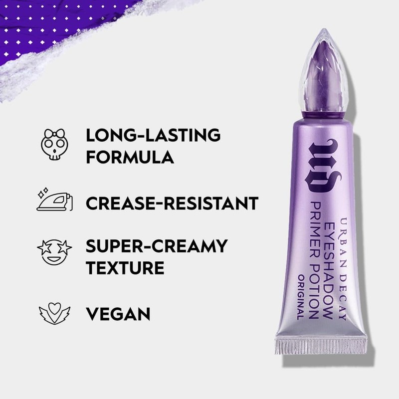 Urban Decay Eyeshadow Primer Potion, Smooths Out Imperfections and Prepares