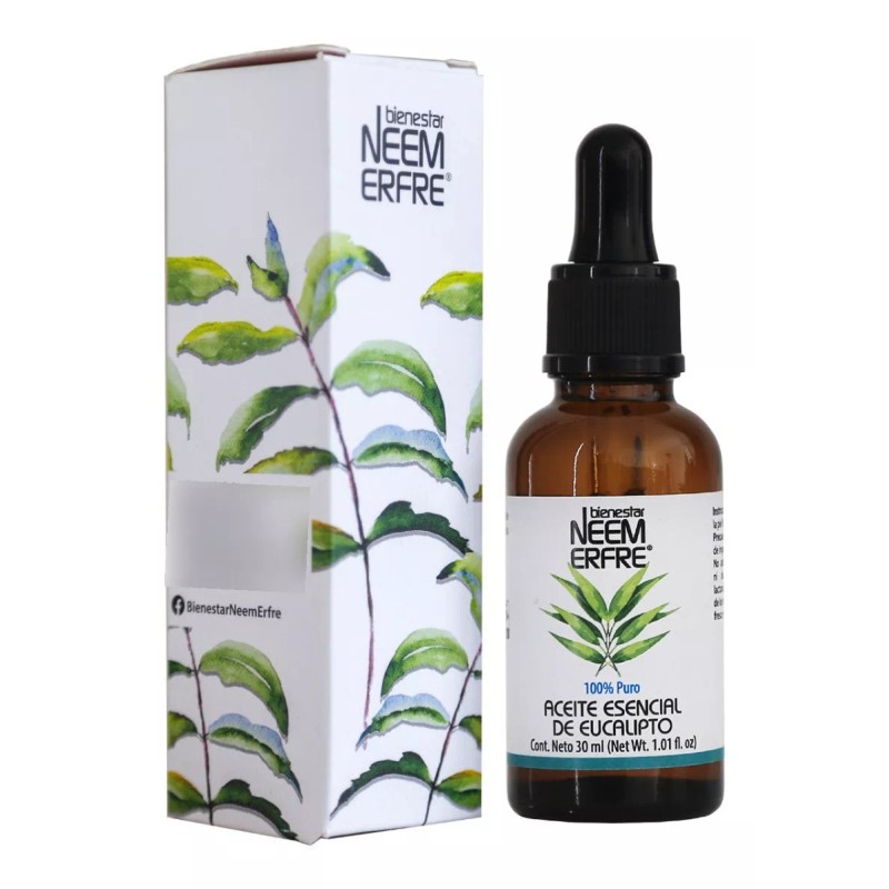 Bienestar Neem Erfre Paq 2 Aceite Esencial De Eucalipto Aromaterapia