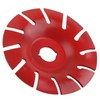 Wood Carving Disc Shaping Wheel 125mm Stainless Steel 12T Accessory