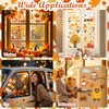 Konsait 9 Sheets 178 PCS Fall Window Clings Double Sided