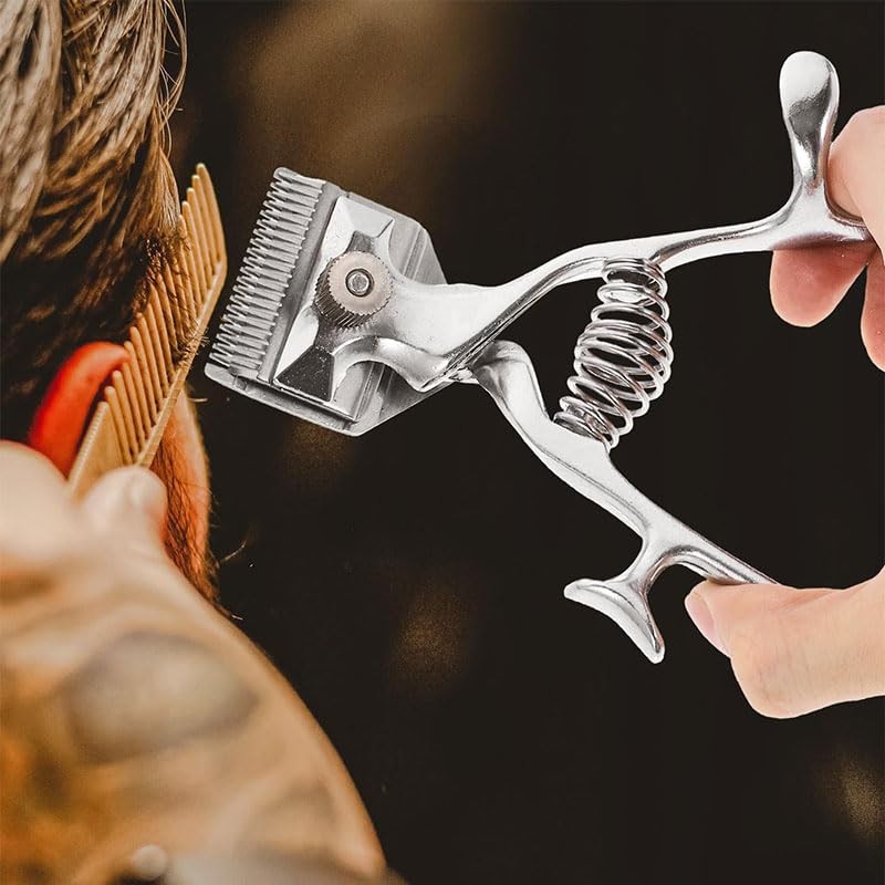 Hair Clipper, Old Fashioned Manual Clipper, Silent Design, Hair Clipper,