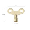 LKG® 2 pcs Solid Brass Radiator Key - Radiator Bleed