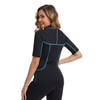 Hevto Wetsuit Top Women 2mm Neoprene Jacket Wet Suit Short