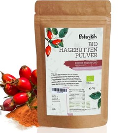 Botanikils Organic Rosehip Powder 1kg, Guaranteed rich in Vitamins A, E, C & Ca, Mg - Vegan, Raw Food, 100% Pure, for Smoothies, Yogurt, by BotaniKils