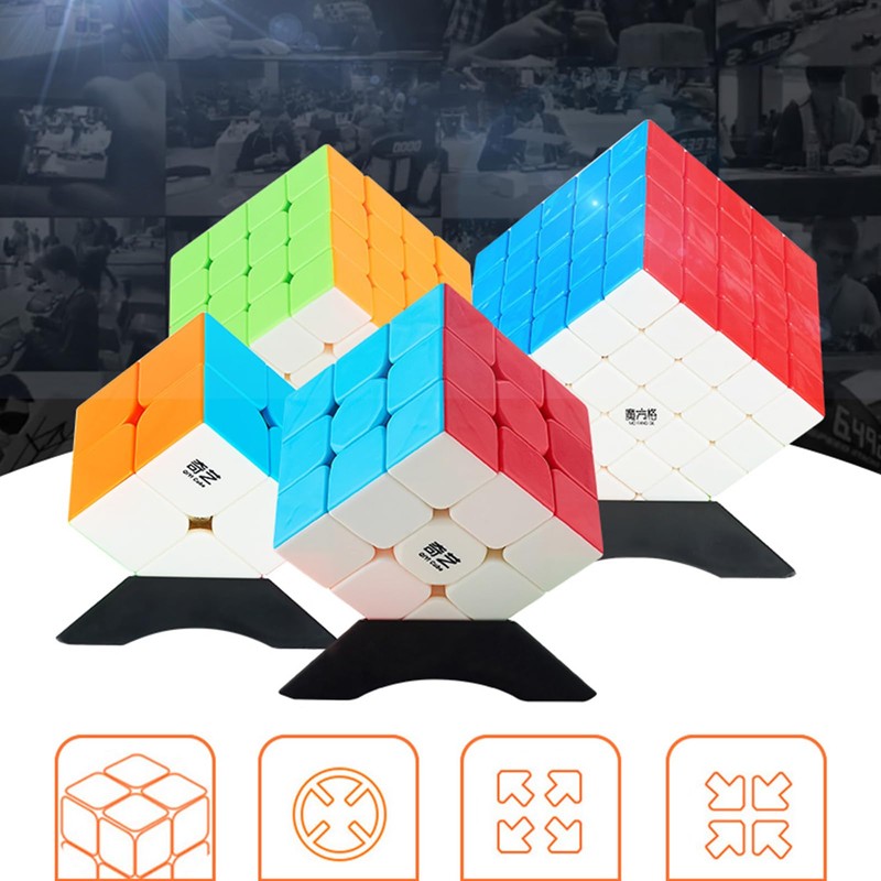 QYTOYS Speed Cube 3x3X3 Magic Cube Puzzle Toy,Full Size 2.2''