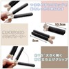 nervousrhinos Bangs Clip, Beige Black, Set of 3, Korean Dakar,