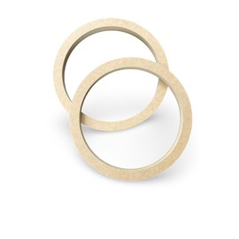 12 Inch Speaker Spacer Rings Solid 3/4" MDF Wooden Subwoofer Spacers Sold as a Pair 13" Diameter 11" Hole Cutout Made in The USA