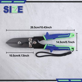 INJOYTEC 5 Sheet Sheet Metal Crimper HVAC Tool Stove Pipe Crimping Tools Gutter Crimper for 22-28 Gauge for Downpipe Stove Pipe Ducts and Venting Work