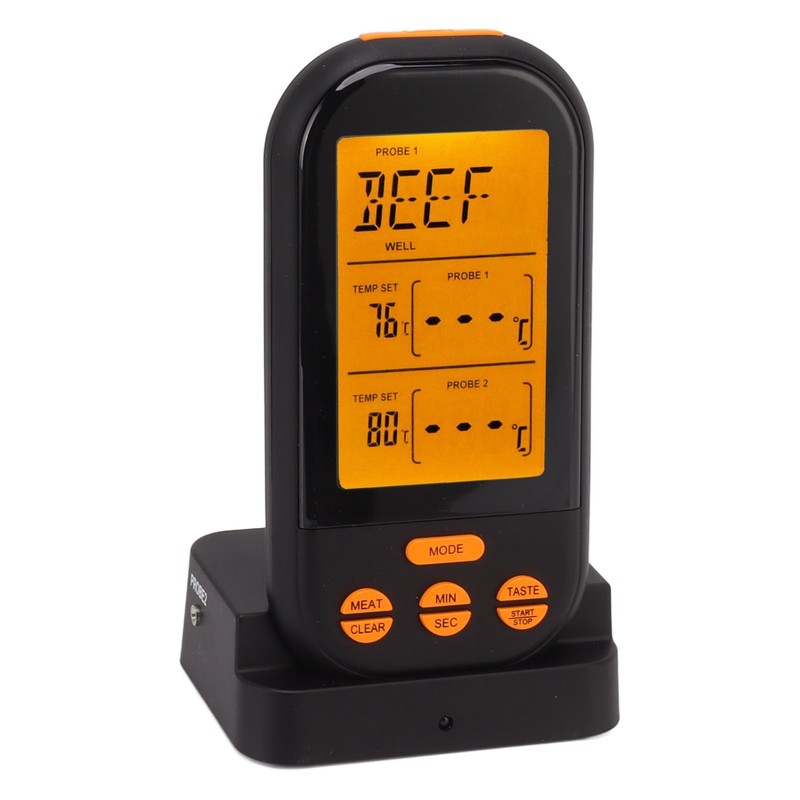 EN2010 1 Wireless Dual Probe Thermometer Kitchen Meat Thermometer Digital