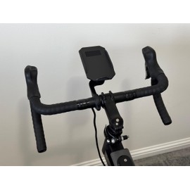 Indoor Bike Trainer Tray - Small - With Edges - Compatible with Wahoo - Matte Black
