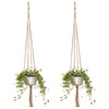 EBOOT 2 Pack 48 Inch Large Macrame Plant Hanger Rope