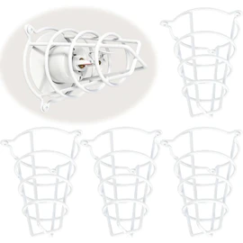 Happy Tree (4 Pack) White Fire Sprinkler Head Guard Cover for Both 1/2" & 3/4" Sprinkler Head 6" Deep Cage