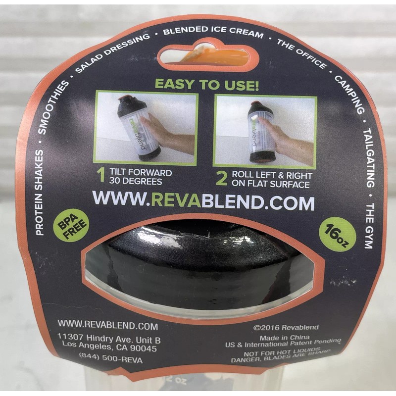 Revablend Non-Electric Portable Blender, 16 Ounce