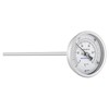 Measureman Fully Stainless Steel Bi-Metal Dial Thermometer, 3" Dial, 12"