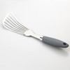 304 Stainless Steel Fish Spatula, Non-Slip Ergonomic Handle Slotted Spatula,