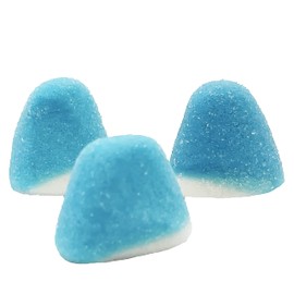 Raspberry Gummi Drops Candy, Delicious Sugar Coated Fruit Flavors Gummies (1 Pound)