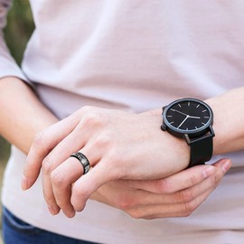 Uloveido Muslim Mohammad Arabic Letter Shahada Rings Gold Colour Stainless Steel 8 mm Wide Band Religious Allah Rings for Men and Women Y543, Non-precious metal, Cubic Zirconia