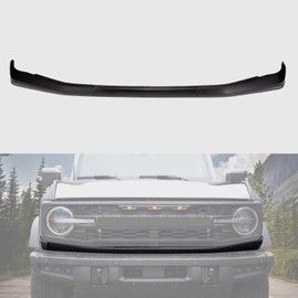HAKA TOUGH Front Grille Lower Valance Panel for 2021-2023 Ford Bronco Accessories Front Bumper Grille Lower Valance Panel for Bronco 2 Door 4 Door Black