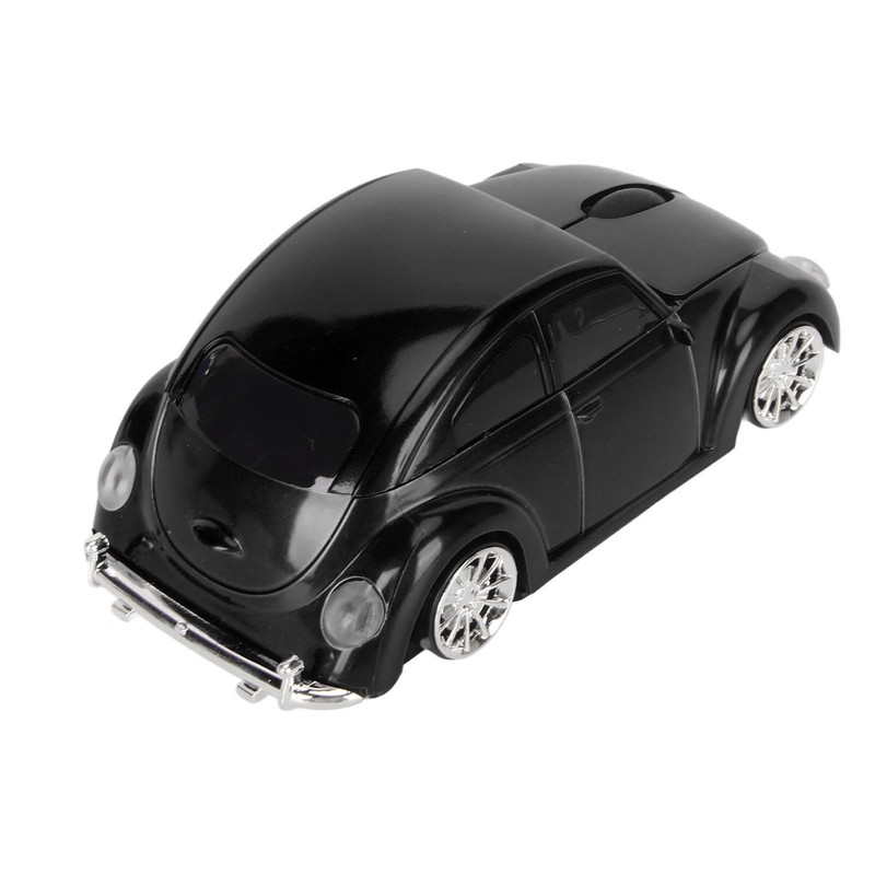 Wireless Mouse Red Sports Car Style 2.4GHz USB Receiver 1600DPI