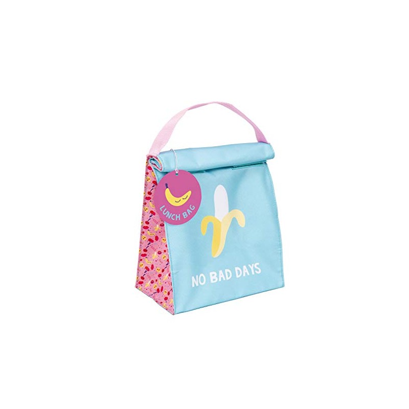 Fizz Creations Novelty Banana No Bad Days Themed Lunch Bag,
