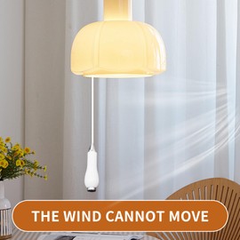 VilaGi Bathroom Light Pull Cord String Replacement Cord Pull for Ceiling Switch White Switch Pull Cord Handle String for Ceiling Switches Bathroom Bedroom Toilet Lights Ceiling Fan Switch, 1.5m