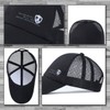Rex Standard CH089 Mesh Cap with Logo, Black