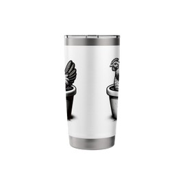 Chicken Pot Pie Funny Math pun Chicken Pot Pi Day Stainless Steel Insulated Tumbler