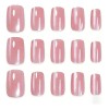 24pzs Press On Tips Uñas Postizas Soft Gel Ojo De