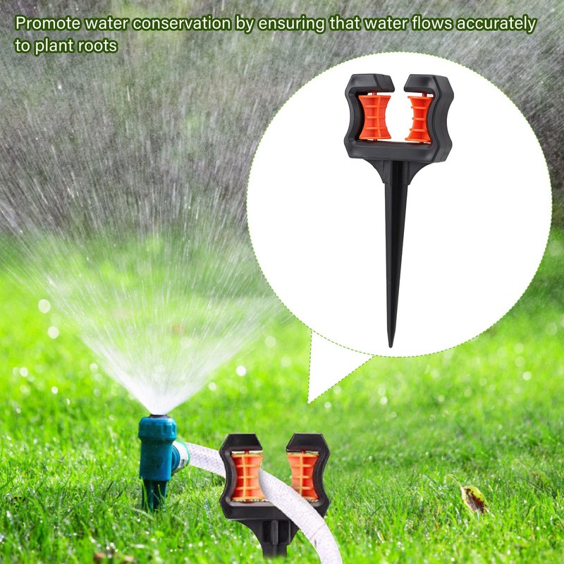 3Pcs Garden Hose Guide Spike, Hose Guide Stake Hose Roller