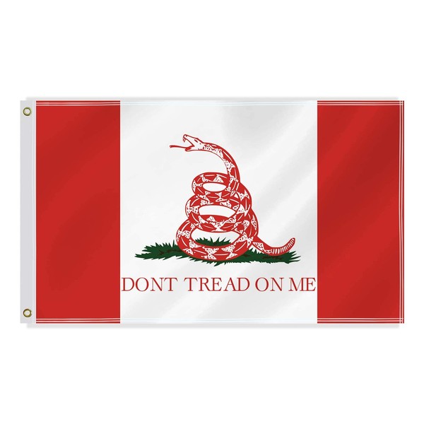 3×5 FT Dont Tread On Me Snake Flag,Large Novel Gasden