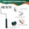 9 Pcs 6 Inch Microfiber Paint Roller Set, 6 Pcs