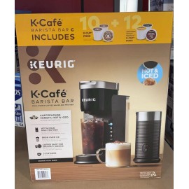 Keurig - K-Caf Barista Bar Single Serve Coffee Maker and Frother With K-Cup Pods