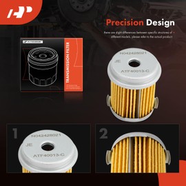 A-Premium Automatic Transmission Fluid Filter with Pan Gasket, Compatible with Honda Civic 2016-2019 2.0L, Fit 2017-2019 1.5L, HR-V HRV 2016-2019 1.8L, Replaces 254205T0003, 25450P4V013