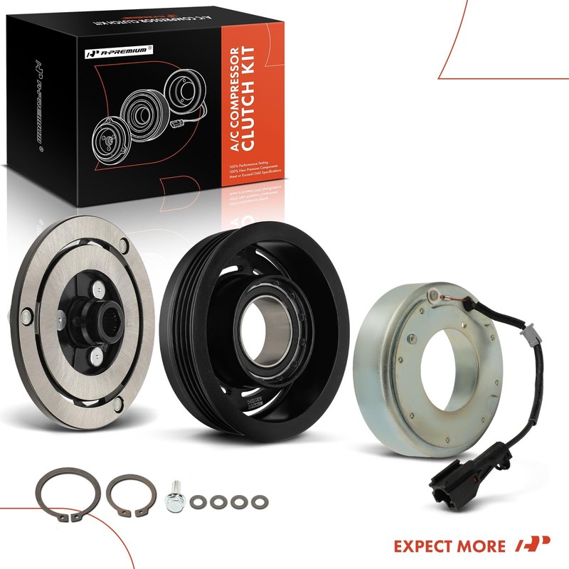 A-Premium Air Conditioner AC Compressor Clutch Kit Compatible with Subaru