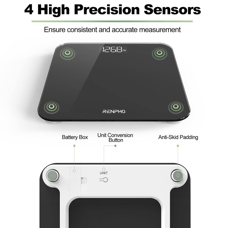 RENPHO Scale for Body Weight, Mechanical Bathroom Weighing Scale, Highly