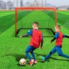 Simple Deluxe 2 Set 4‘x3’ Portable Soccer Goal, Pop Up