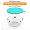SOPHICO Silicone Replacement Lids for Pyrex Sculpted Glass & Tinted