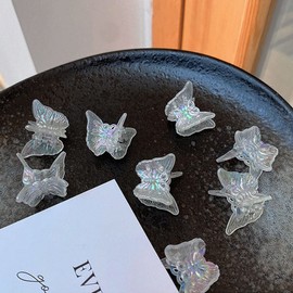 posionks 30 Pieces Small Hair Clips Hair Clip Butterfly Plastic Set for Girls Women Hair Accessories