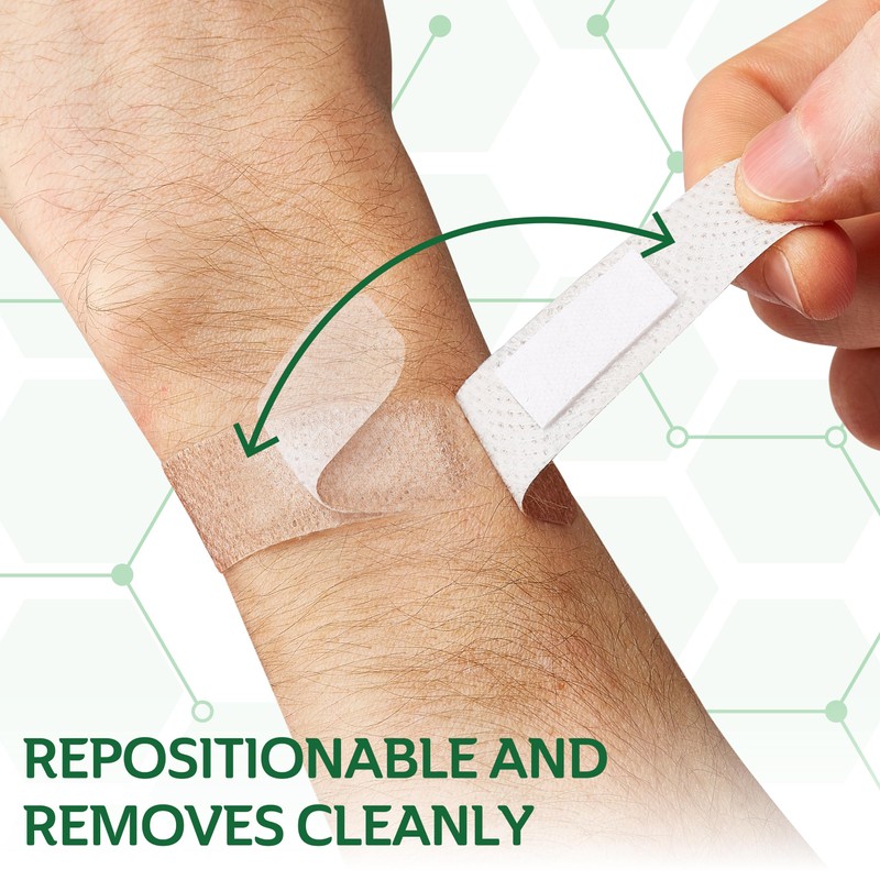 CURAD Truly Ouchless! Silicone Bandages, .75" x 3", for Sensitive