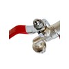 Wärmer System Outside Brass Double Garden Tap with Lever Handle