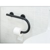 Grab Bar Toilet Paper Holder - Bathroom Safety Aid/304 Stainless