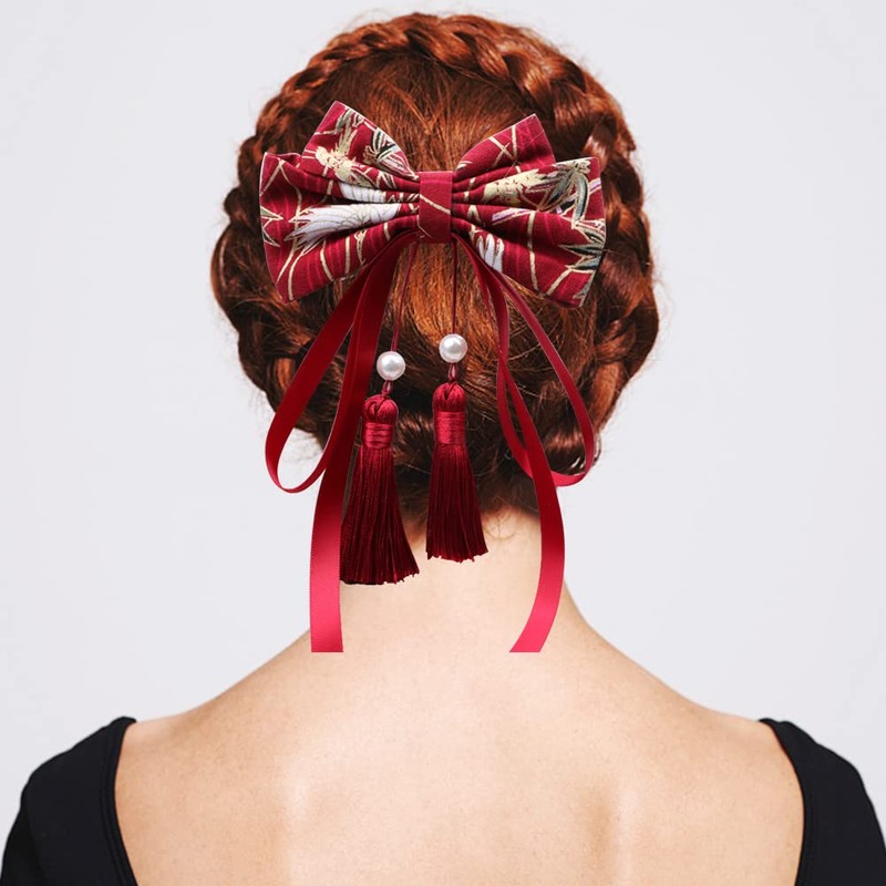 ヘアクリップ 和風ヘアアクセ 浴衣 ヘアピン 髪飾り 和装 成人式 結婚式 卒業式 七五三