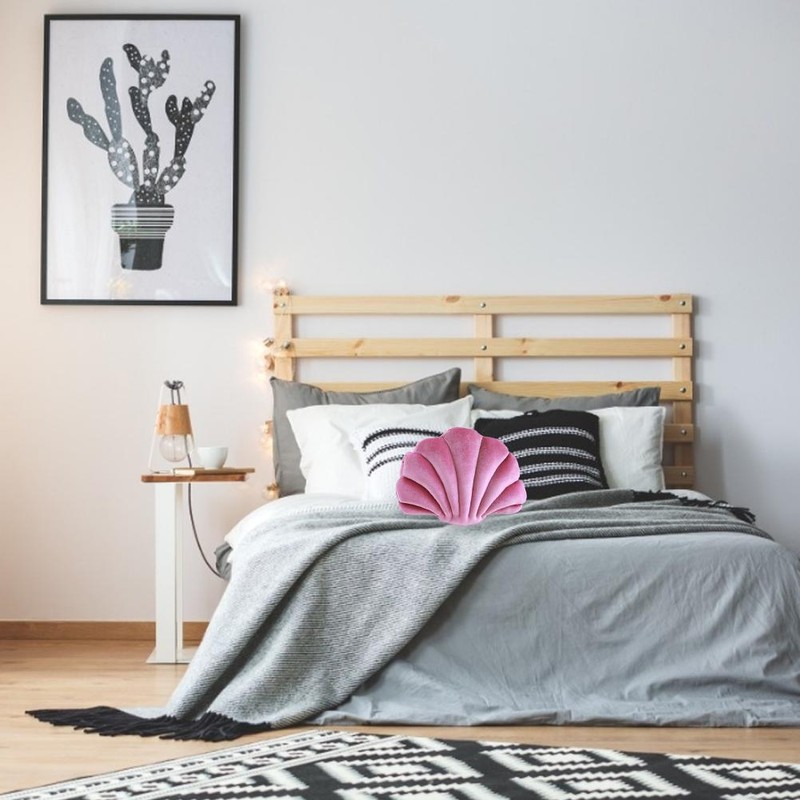 Seashell Pillow Soft Plush Seashell Throw Pillow Soft Sea Shell