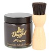 Shoe Care Set with Shoe Pomade Dark Brown and Jar