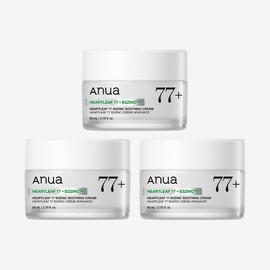 Anua Houttuynia cordata B3 Zinc Soothing Cream 80ml, 3 pcs / 아누아 어성초 B3징크 수딩 크림 80ml, 3개