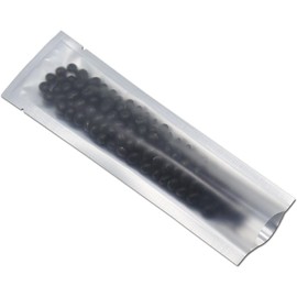 WACCOMT Pack Mylar Foil Vacuum Bag Front Clear Heat Seal Bags Pure Aluminium Foil Food Packaging Bags for Food Storage with Tear Notch (100.5 x 15 cm (1.96 x 5.9 inch))