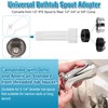 Dreyoo Four in One Tub Spout Adapter, Threaded Bathtub Faucet