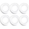 VICOX Cordless Battery Operated 6 Pack Push Lights Led Under
